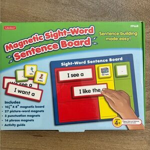 Magnetic Sight word sentence builder